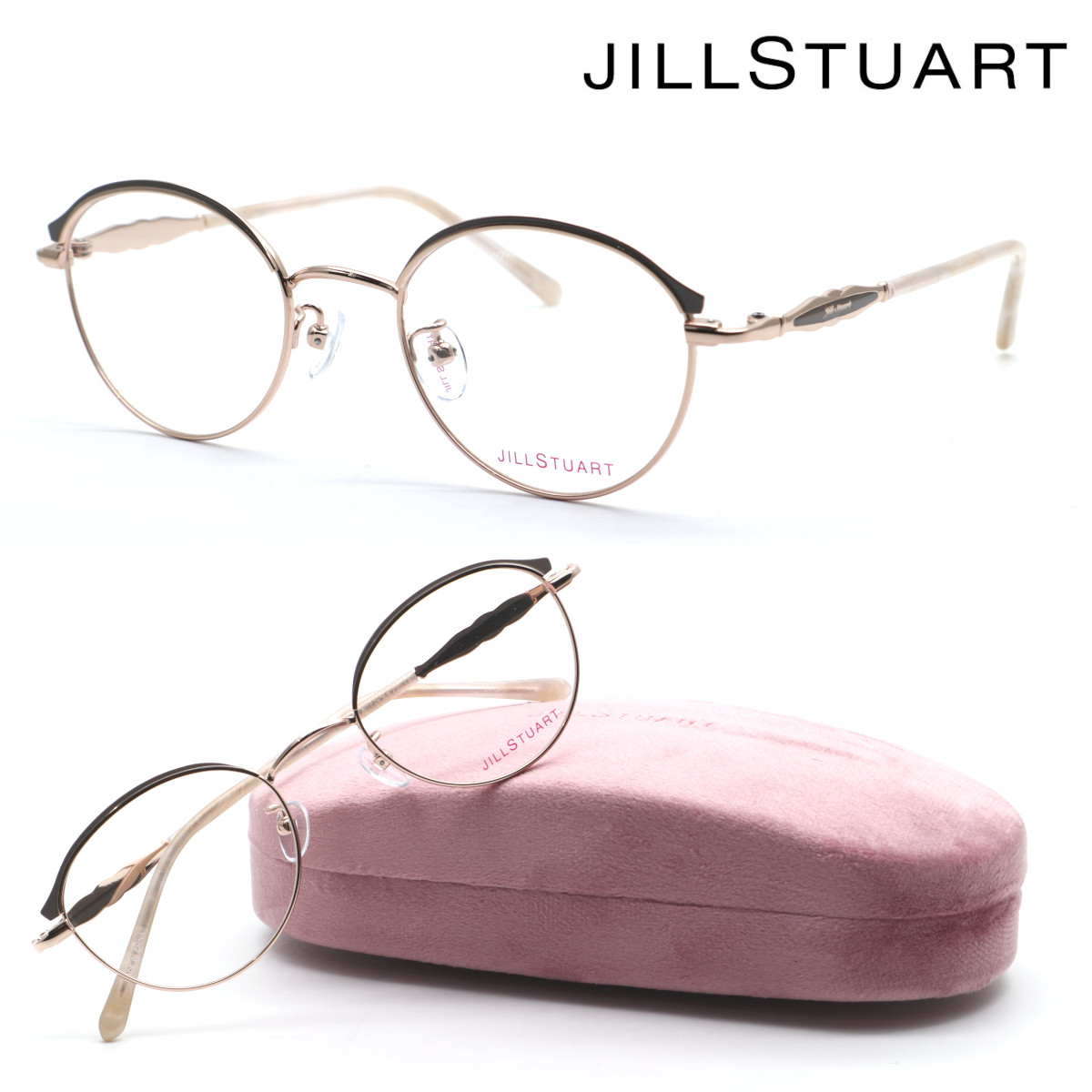 【JILLSTUART】内鰓スチュアート 05-0011 col.01 眼鏡 度付又は度無水晶体仕掛ける【置き目品】【貨物輸送無料】【伊達眼鏡】レディース ガールズ 今めかしい ブランド名 飛び切り 一般受け UVとり捨てる 豆の町 ダテメガネ