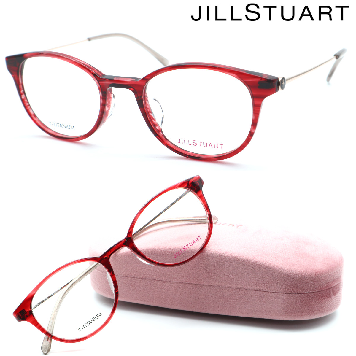 【JILLSTUART】内鰓スチュアート 05-0835 col.1 眼鏡 度付又は度無水晶体仕掛ける【置き目品】【店内全品貨物輸送無料】【伊達眼鏡】レディース 今めかしい
