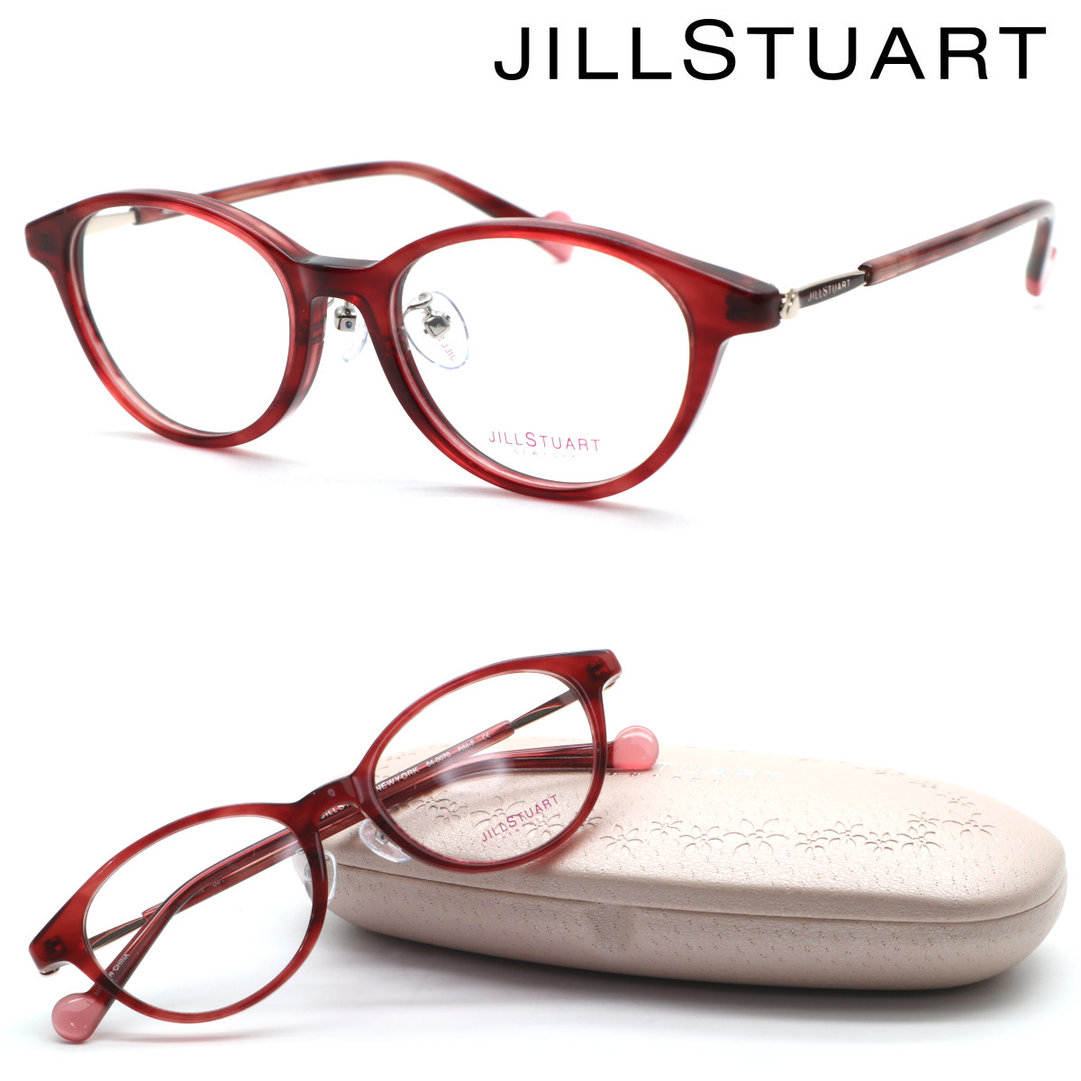 【JILLSTUART NEWYORK】内鰓スチュアート 04-0070 col.01 眼鏡 度付又は度無水晶体仕掛ける【置き目品】【貨物輸送無料】【伊達眼鏡】弱められた大きさ レディース 今めかしい ブランド名 飛び切り 一般受け