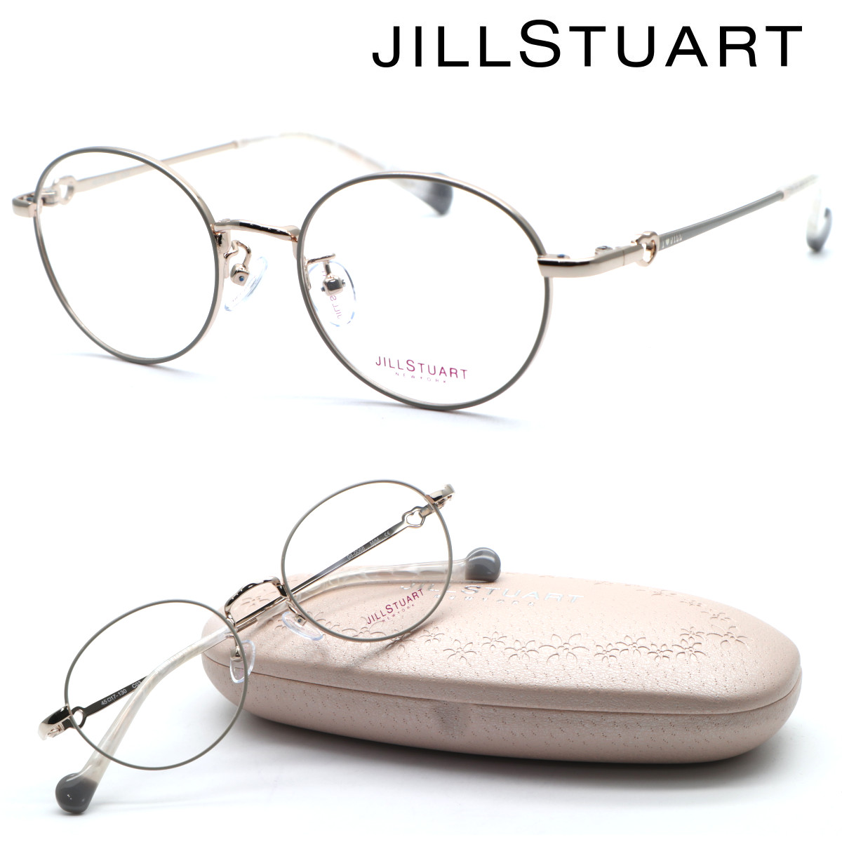 【JILLSTUART NEWYORK】ジルスチュアート 04-0068 col.03 メガネ　度付又は度無レンズセット【正規品】【送料無料】【伊達メガネ】小さいサイズ レディース ガールズ おしゃれ ブランド 高級 人気