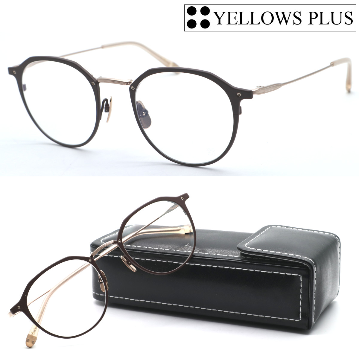 YELLOWS PLUS イエローズプラス STUART C434BK 度なし YELLOWS PLUS イエローズプラス メガネ STUART スチュアート通販