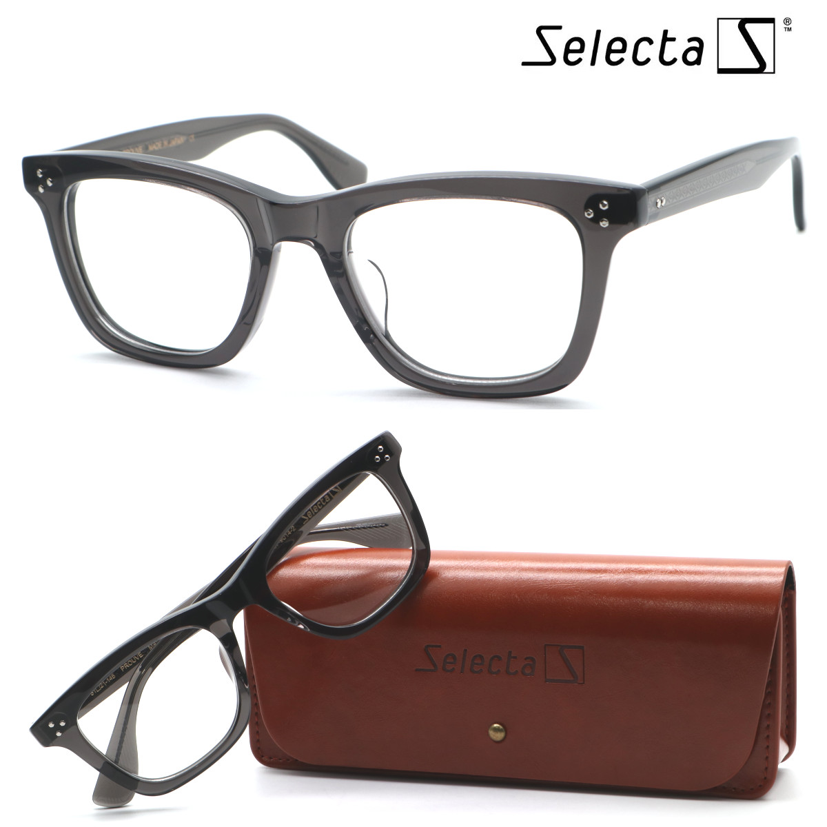 【Selecta】セレクタ 87-9014 col.02 メガネ 度付又は度無レンズセット 【正規品】【送料無料】メンズ ユニセックス クラシック 人気 個性的めがね 丸メガネ おしゃれ 日本製|GlassGallery Is