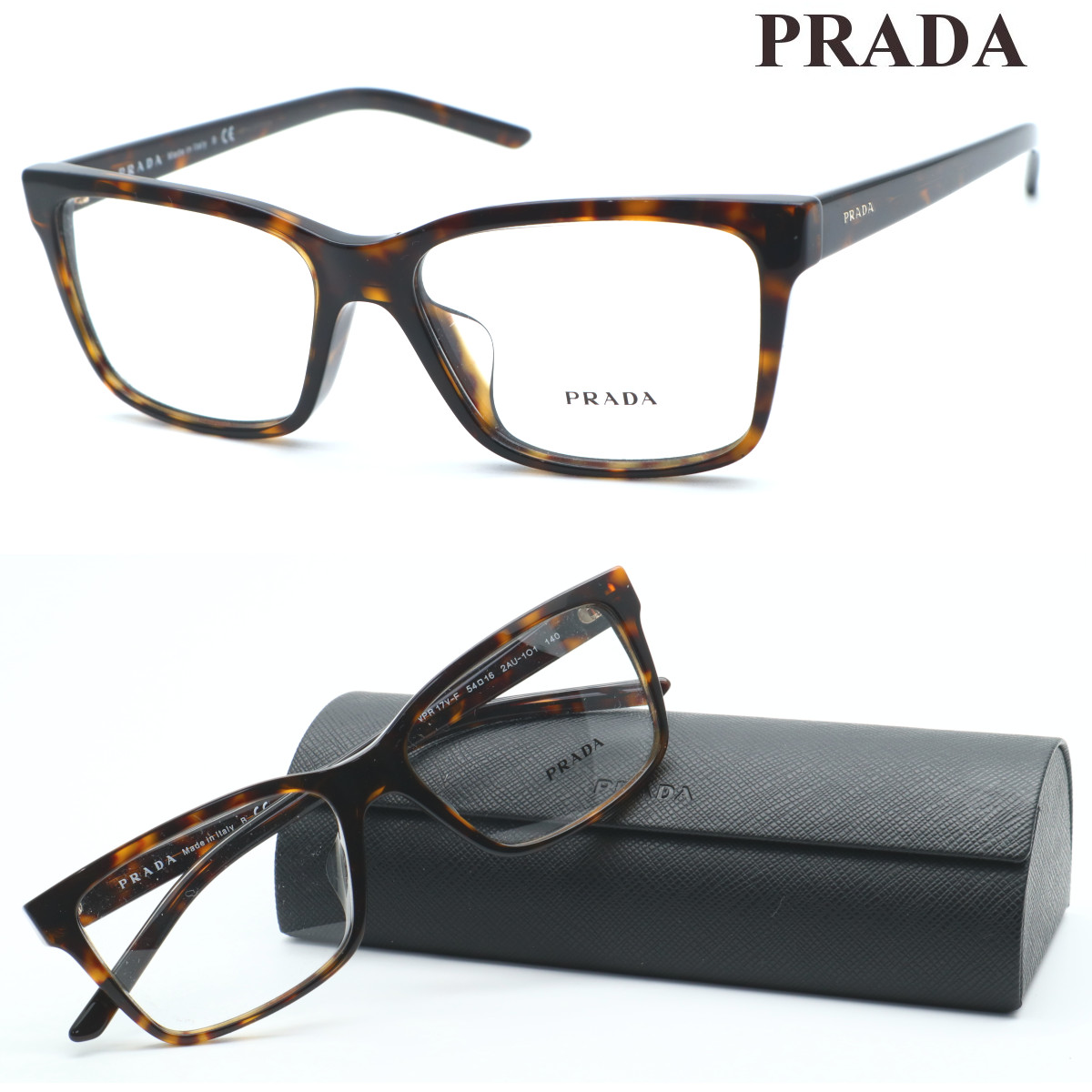 PRADA - プラダ VPR15V-F UAO メガネ オパールブラウン アジアン