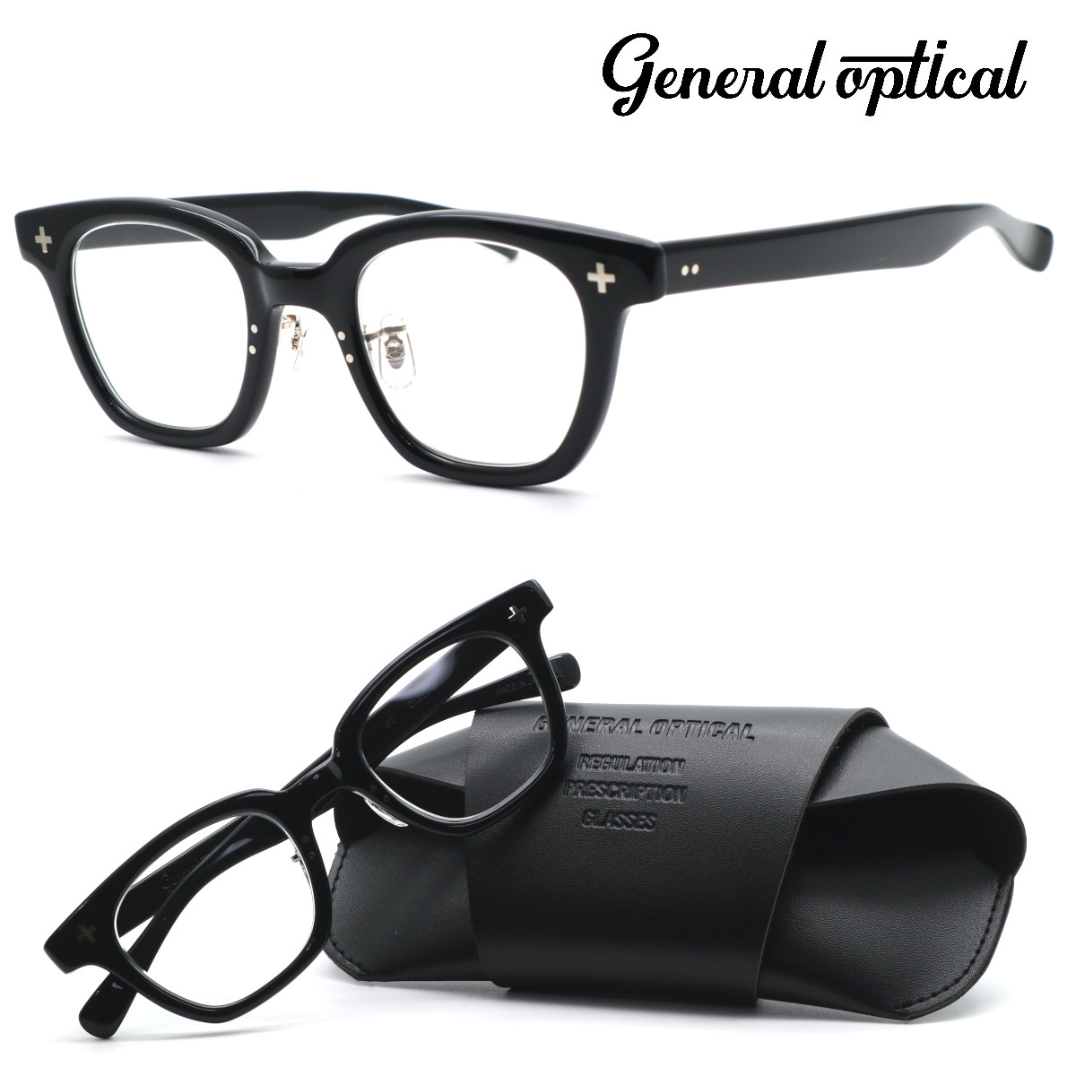 【general optical】ジェネラルオプティカル メガネ Charlie #2 度付又は度無レンズ標準装備 MADE IN JAPAN【正規品】【送料無料】GI Glass メンズ レディース 男女兼用 おしゃれ ブランド 日本製 高級 UVカット ダテメガネ ボストン ヴィンテージ|GlassGallery Is