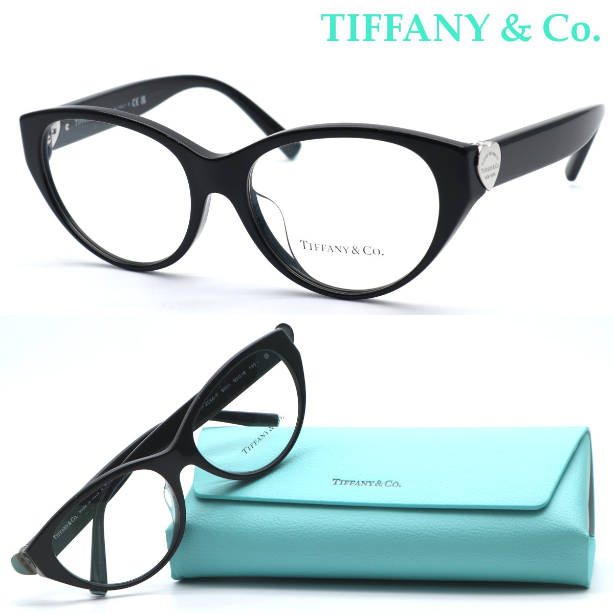 ティファニー メガネフレーム TF2247F 8001 ブラック TIFFANY&Co. 【TIFFANY&CO】ティファニー メガネフレーム