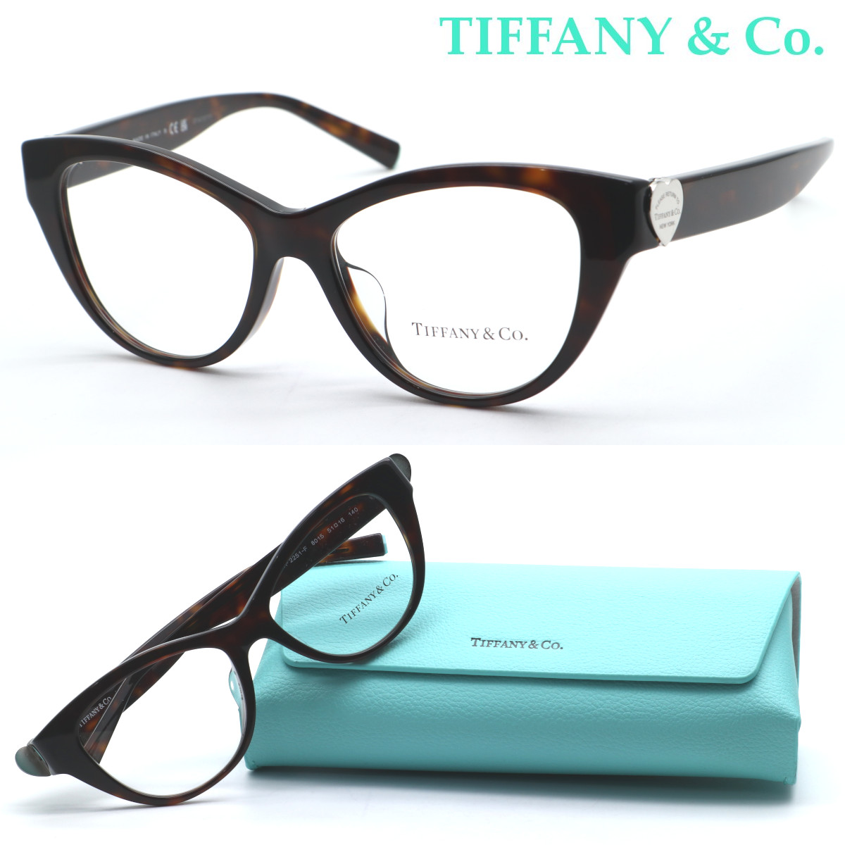 ティファニー メガネフレーム TF2244F 8001 ブラッ ク 楽天市場】【TIFFANY&CO】 ティファニー メガネフレーム TF2244F