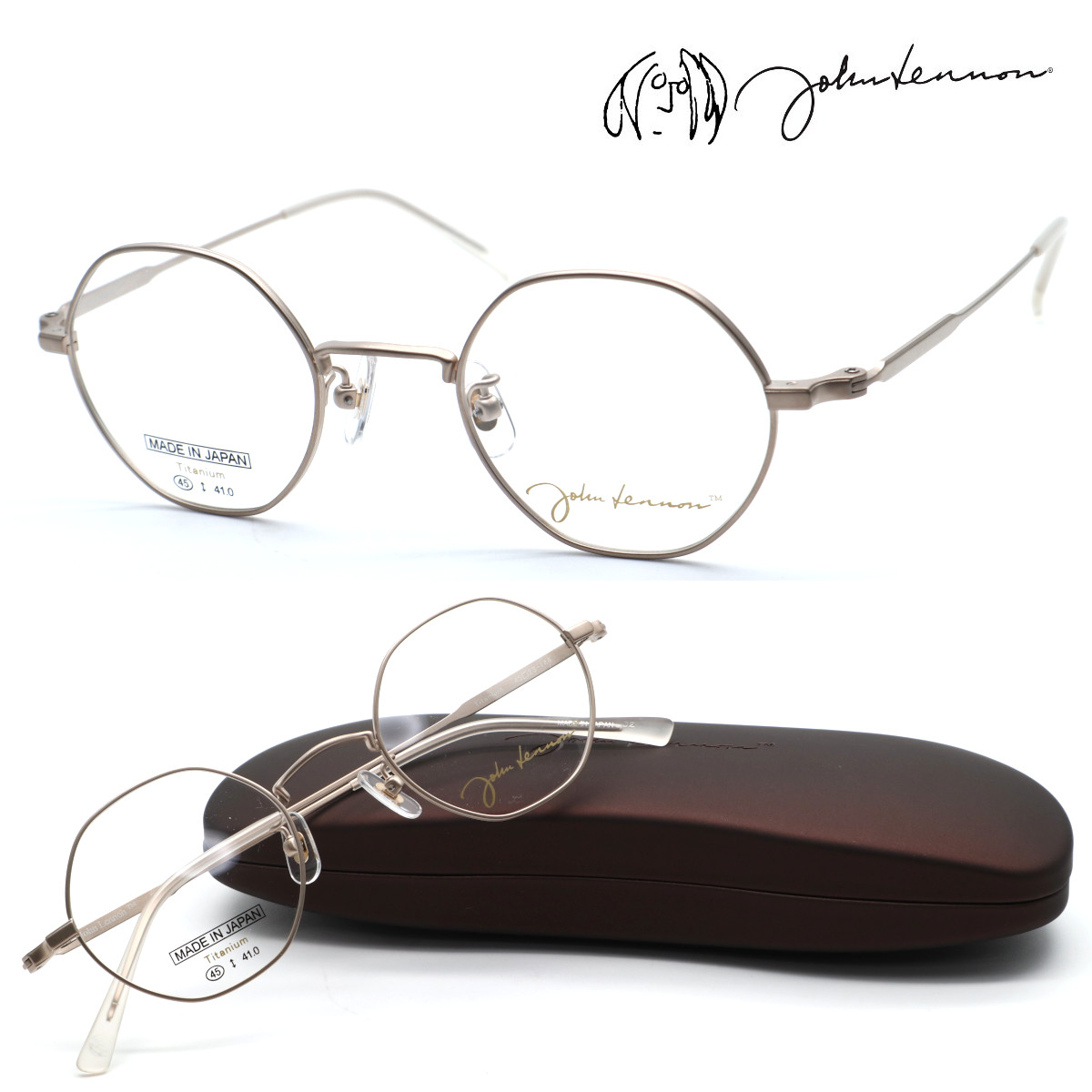 【john lennon】ジョンレノン JL-1102 col.1 メガネ 度付又は度無レンズセット【正規品】【送料無料】ボストン 丸メガネ メンズ レディース ユニセックス クラシック おしゃれ ブランド 高級 ヴィンテージ