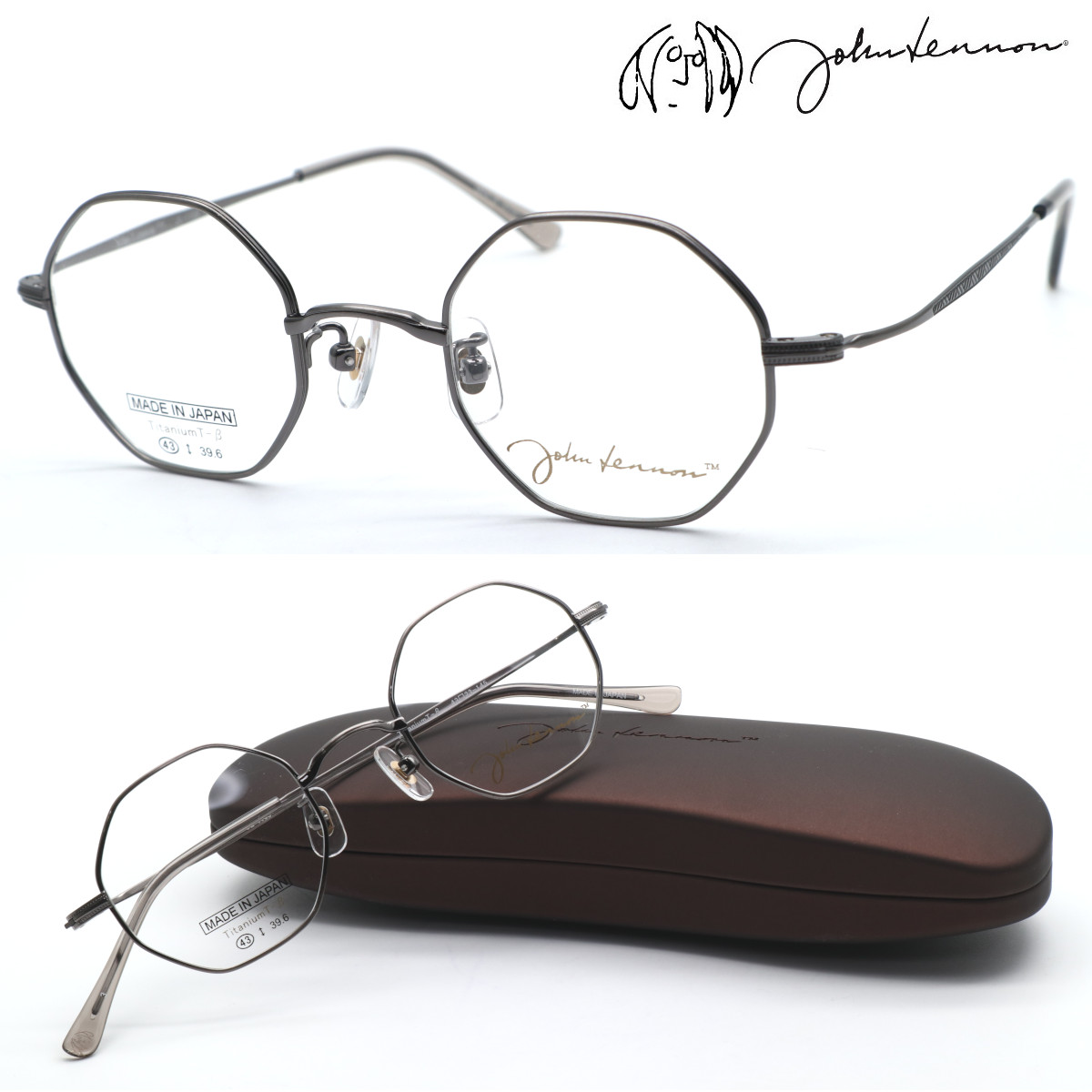 【john lennon】ジョンレノン JL-1108 col.3 メガネ　度付又は度無レンズセット 【正規品】【送料無料】ボストン 丸メガネ メンズ レディース ユニセックス クラシック おしゃれ ブランド 日本製