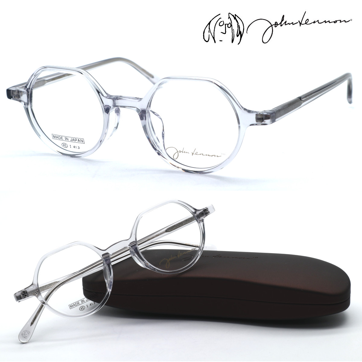 【john lennon】ジョンレノン JL-6021 col.4 メガネ　度付又は度無レンズセット 【正規品】【送料無料】ボストン 丸メガネ ラウンド メンズ レディース ユニセックス クラシック おしゃれ ブランド 日本製｜GlassGallery　Iｓ