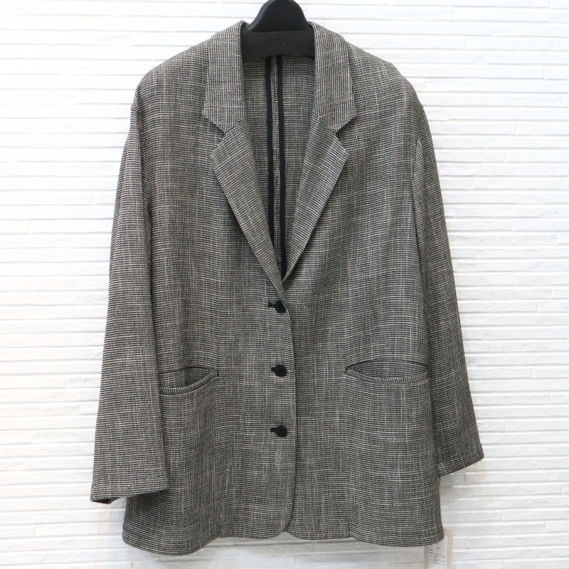 【cafune】カフネ /メッシュツイードテーラードジャケット/615414/SIZE:38/ 色つや：黒いことツィード 心地好い 飛び切り レディース オール時節  トップス 【置き目品】【貨物輸送無料】今めかしい レディース 流行り物 ブランド名 飛び切り 一般受け
