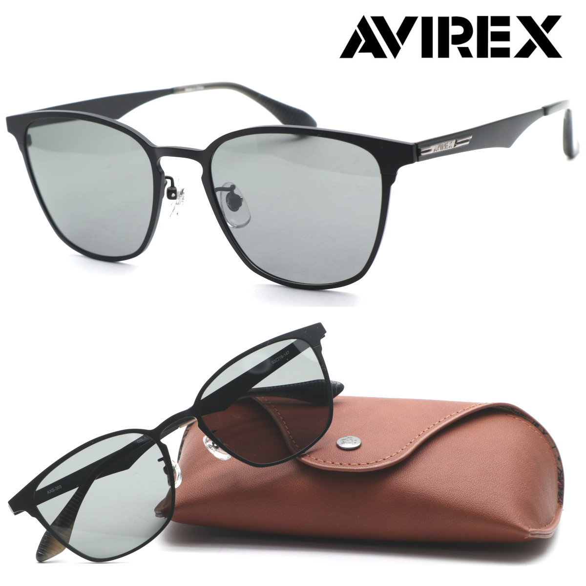 楽天市場】AVIREX アビレックス サングラス 02S-01 スクエア タイプ