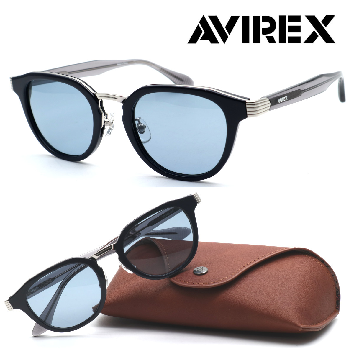 AVIREX AR702 サングラス AVIREX アヴィレックス サングラス AR702 BRS/LGRN - メルカリ