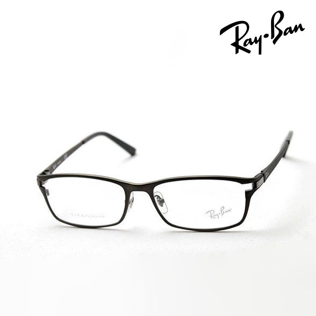 レイバン 眼鏡 ひな形 定め事品 Ray-Ban RX8727D 1020 伊達眼鏡 度付き添い人 青碧点火装置 撥ねのける メガネ 金属元素 RayBan ウェリントン