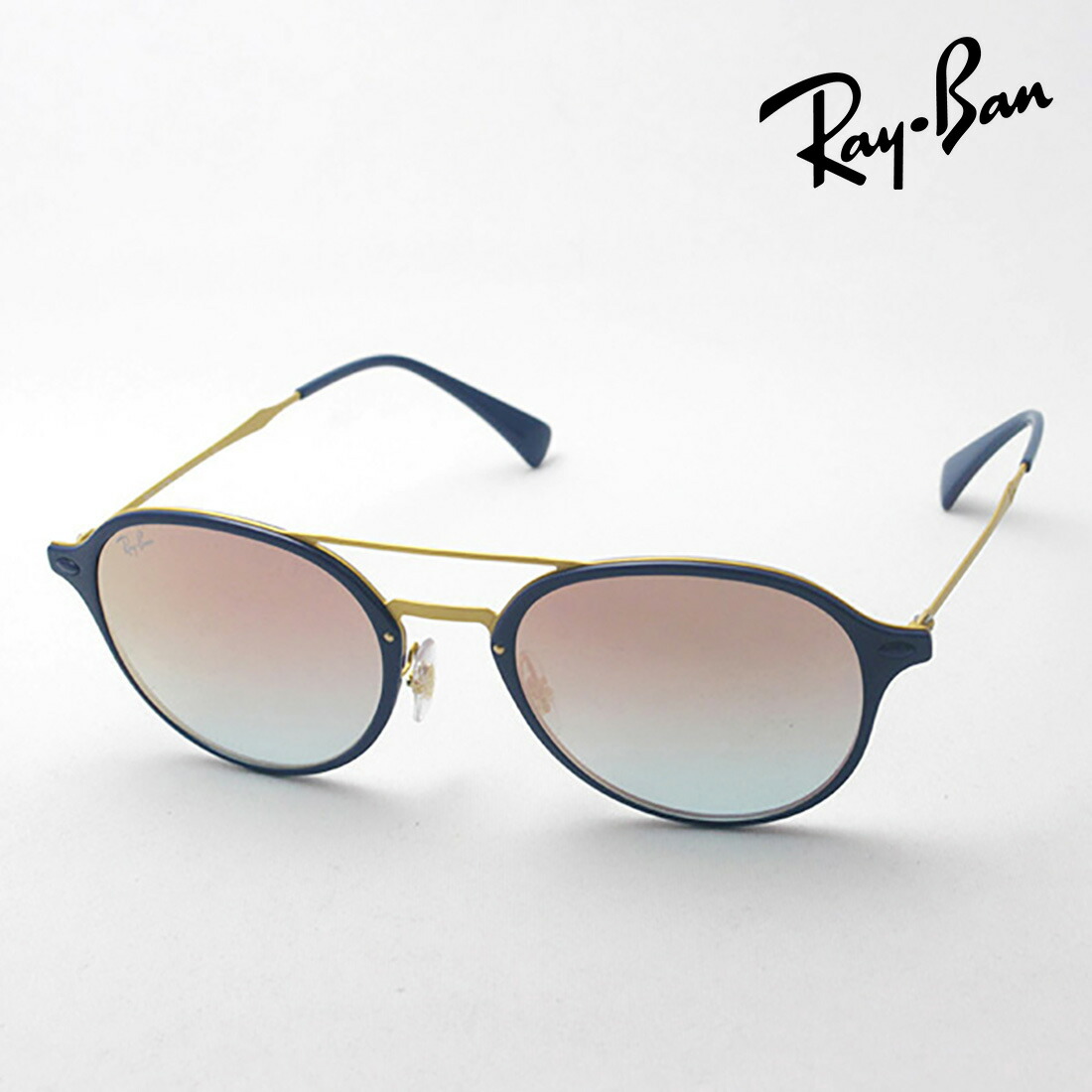 プレミア生産終了モデル レイバン サングラス 正規品 Ray-Ban RB4287 872B9 レディース メンズ ダブルブリッジ RayBan ボストン