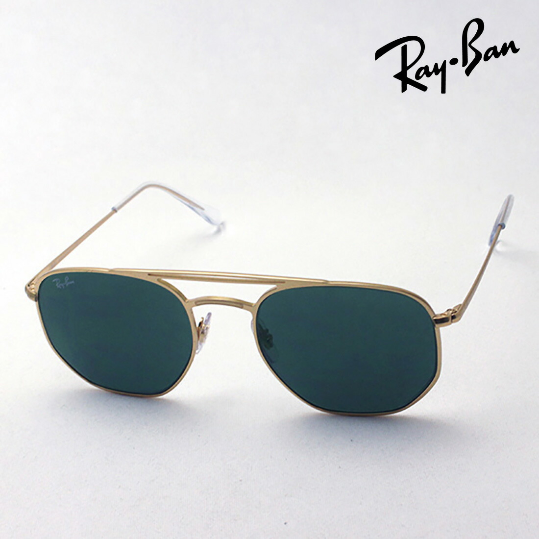 プレミア生産終了モデル レイバン サングラス 正規品 Ray-Ban RB3609 914071 レディース メンズ RayBan Made In Italy スクエア ゴールド系