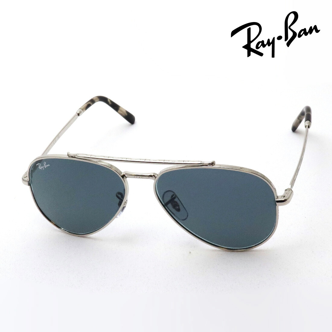 レイバン サングラス 正規品 NEW AVIATOR ニュー アビエーター Ray-Ban RB3625 003R5 レディース メンズ 大きい RayBan 純正度付きレンズ可 度付きサングラス可 ティアドロップ シルバー系