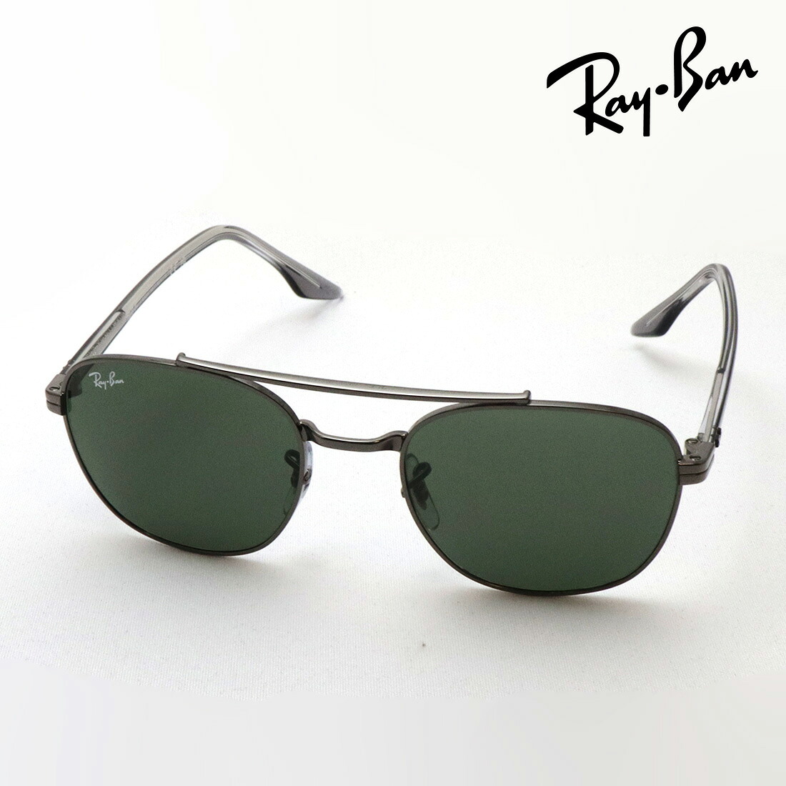 割り増し金生み出すこと締めくくるひな形 レイバン 黒眼鏡 定め事品 Ray-Ban RB3688 00431 レディース メンズ ダブルブリッジ回路 RayBan Made In Italy 真四角 しろがね色系 薄墨色系