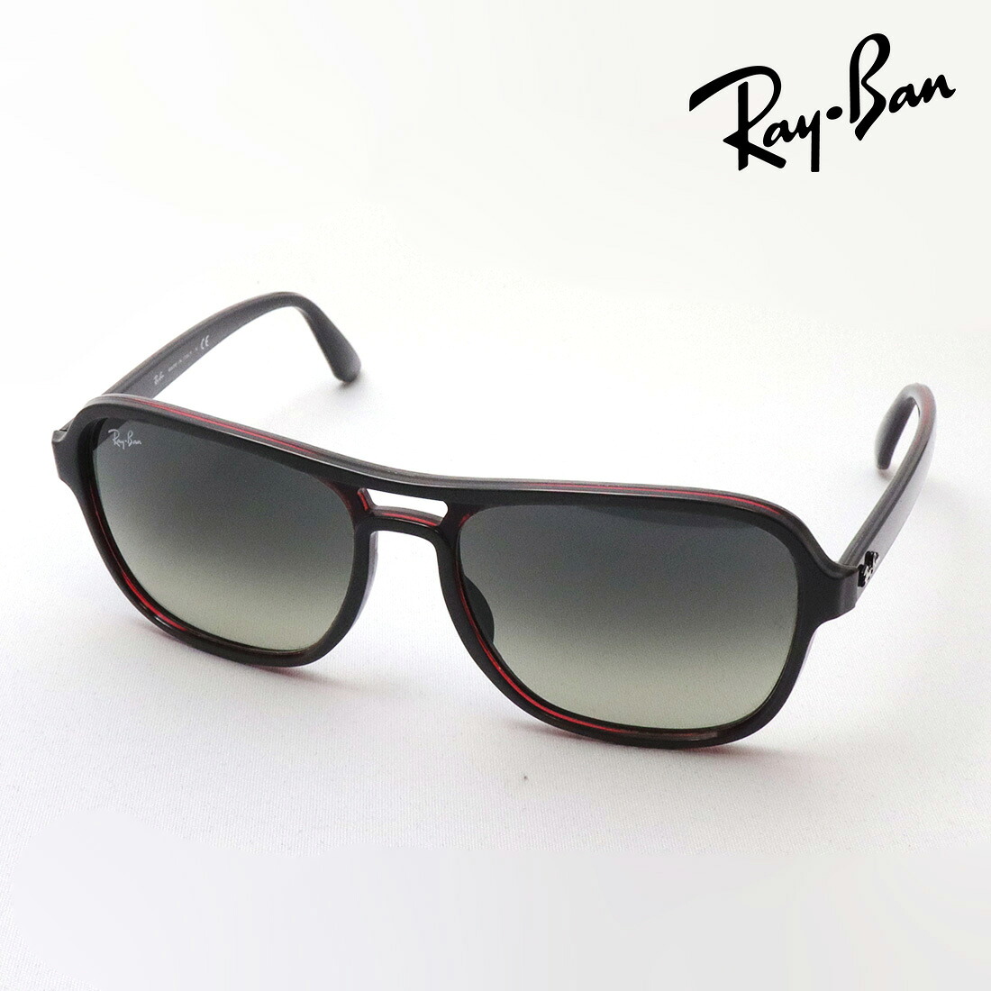 プレミア生産終了モデル レイバン サングラス 正規品 STATE SIDE ステートサイド Ray-Ban RB4356 660571 レディース メンズ RayBan Made In Italy スクエア グレー系