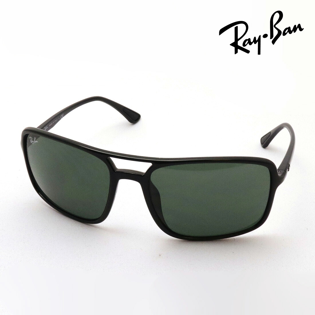レイバン サングラス 正規品 Ray-Ban RB4375 60171 レディース メンズ RayBan 純正度付きレンズ可 度付きサングラス可 Made In Italy スクエア ブラック系｜グラスマニア -Tokyo Aoyama-