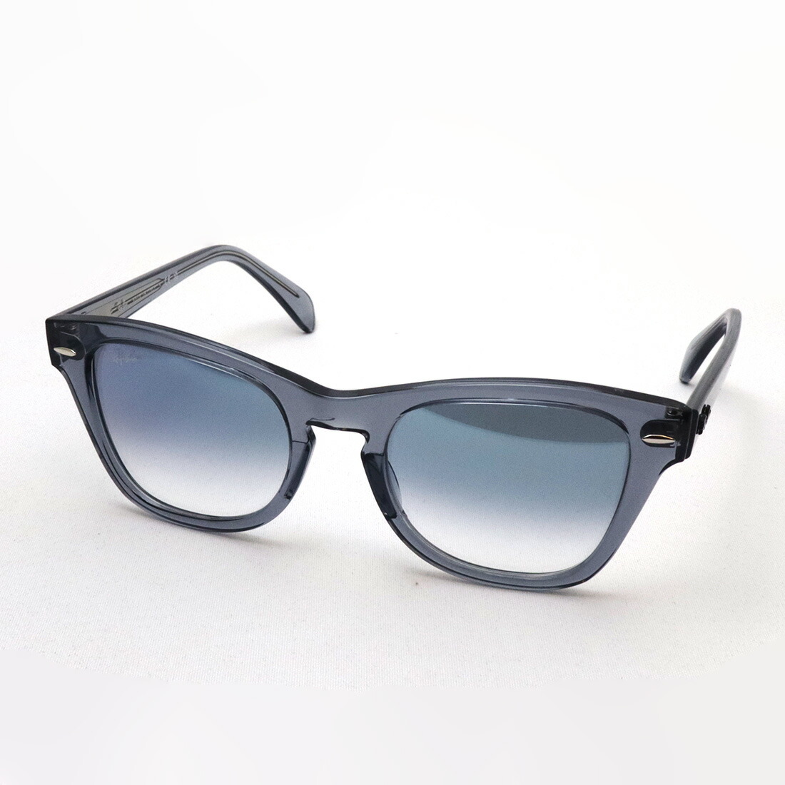 レイバン rayban 未使用 rb0707sf サングラス クリア グレー 青-