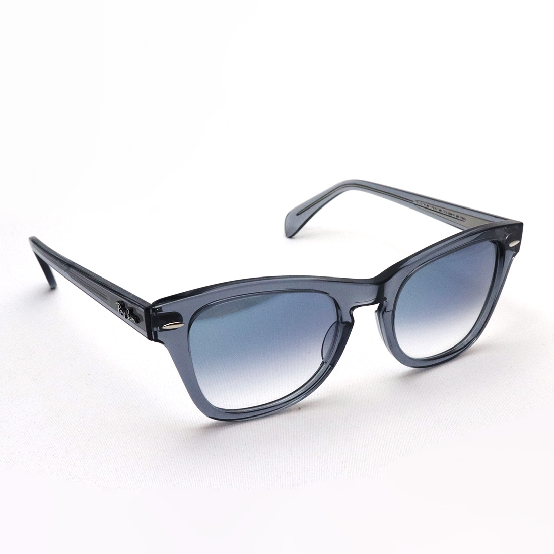 レイバン rayban 未使用 rb0707sf サングラス クリア グレー 青-