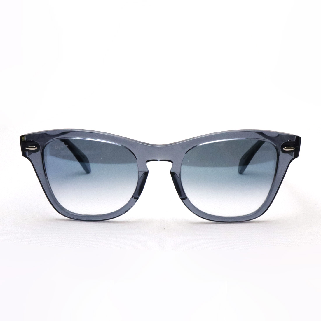 レイバン rayban 未使用 rb0707sf サングラス クリア グレー 青