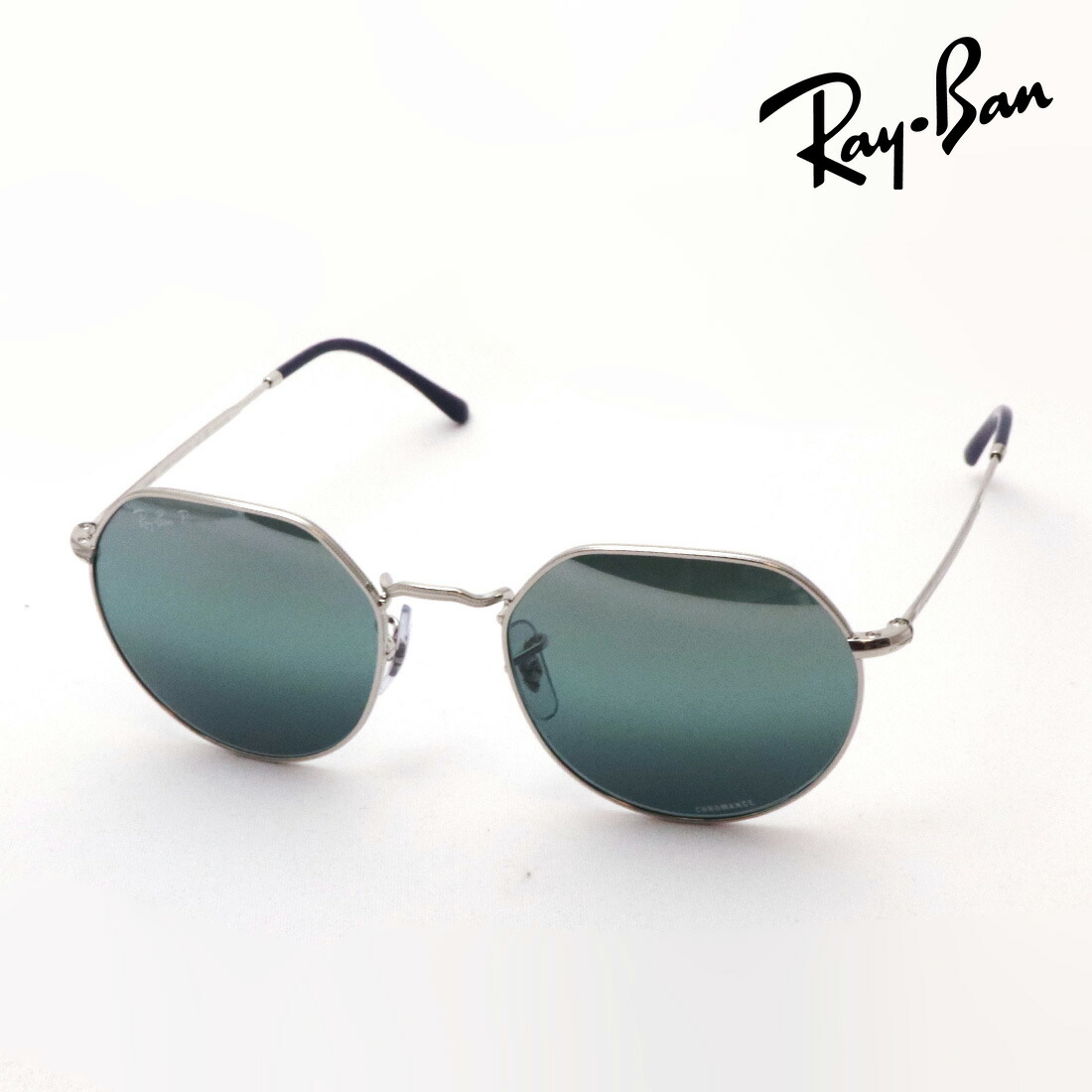 レイバン 偏光サングラス 正規品 クロマンス CHROMANCE JACK ジャック Ray-Ban RB3565 9242G6 レディース メンズ ミラー 丸 RayBan 純正度付きレンズ可 度付きサングラス可 Made In Italy ラウンド シルバー系