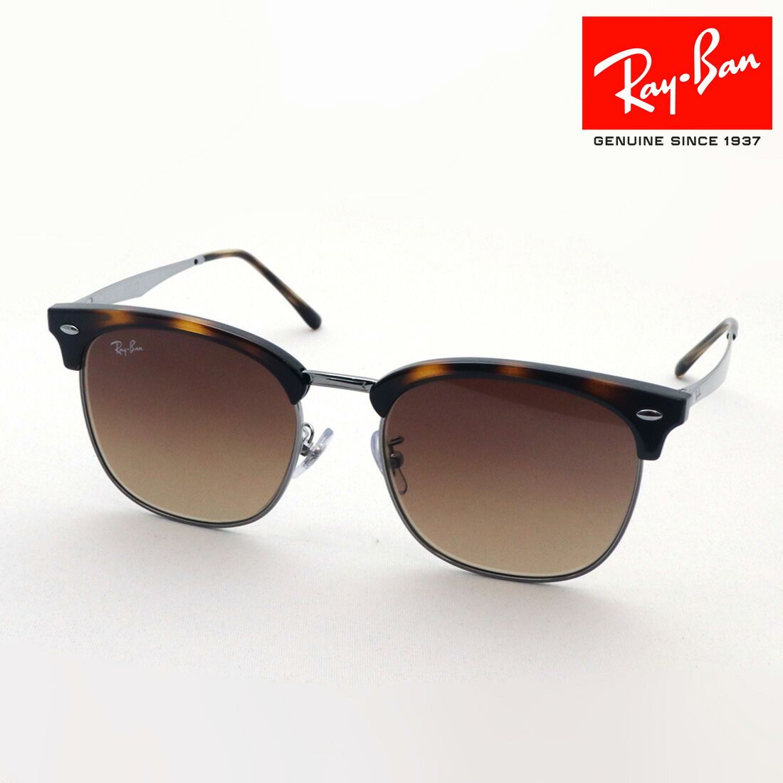 M01714♪1008　レイバン　サングラス　RB4416F レイバン公式ストア】 Ray-Ban® NEW CLUBMASTER サングラス