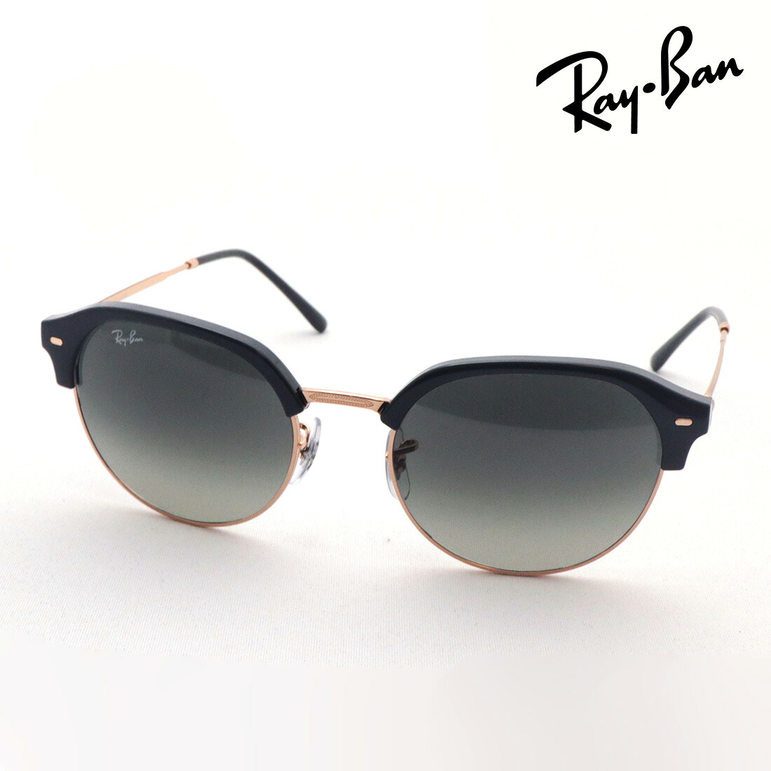 NewModel レイバン サングラス 正規品 クラブマスター スリム Ray-Ban RB4429 672071 レディース メンズ RayBan 純正度付きレンズ可 度付きサングラス可 ブロー グレー系