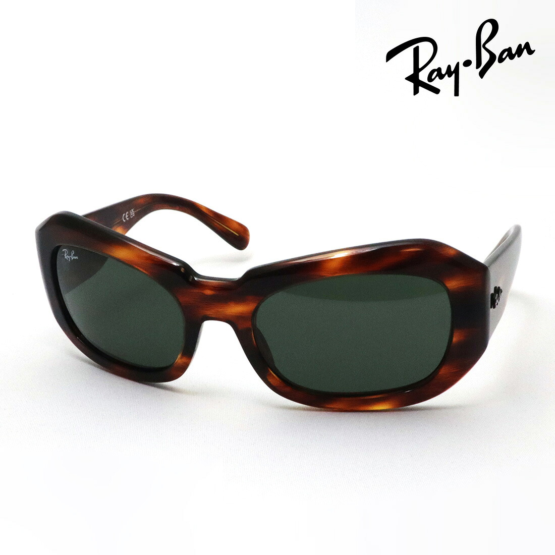 レイバン サングラス 正規品 BEATE ビート Ray-Ban RB2212 95431 56 レディース メンズ RayBan 純正度付きレンズ可 度付きサングラス可 スクエア トータス系｜グラスマニア -Tokyo Aoyama-