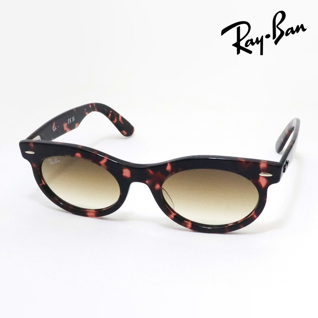 NewModel 正規レイバン レイバン サングラス WAYFARER OVAL ウェイファーラー オーバル Ray-Ban RB2242F 133451 53 レディース メンズ RayBan 純正度付きレンズ可 度付きサングラス可 ピンク系