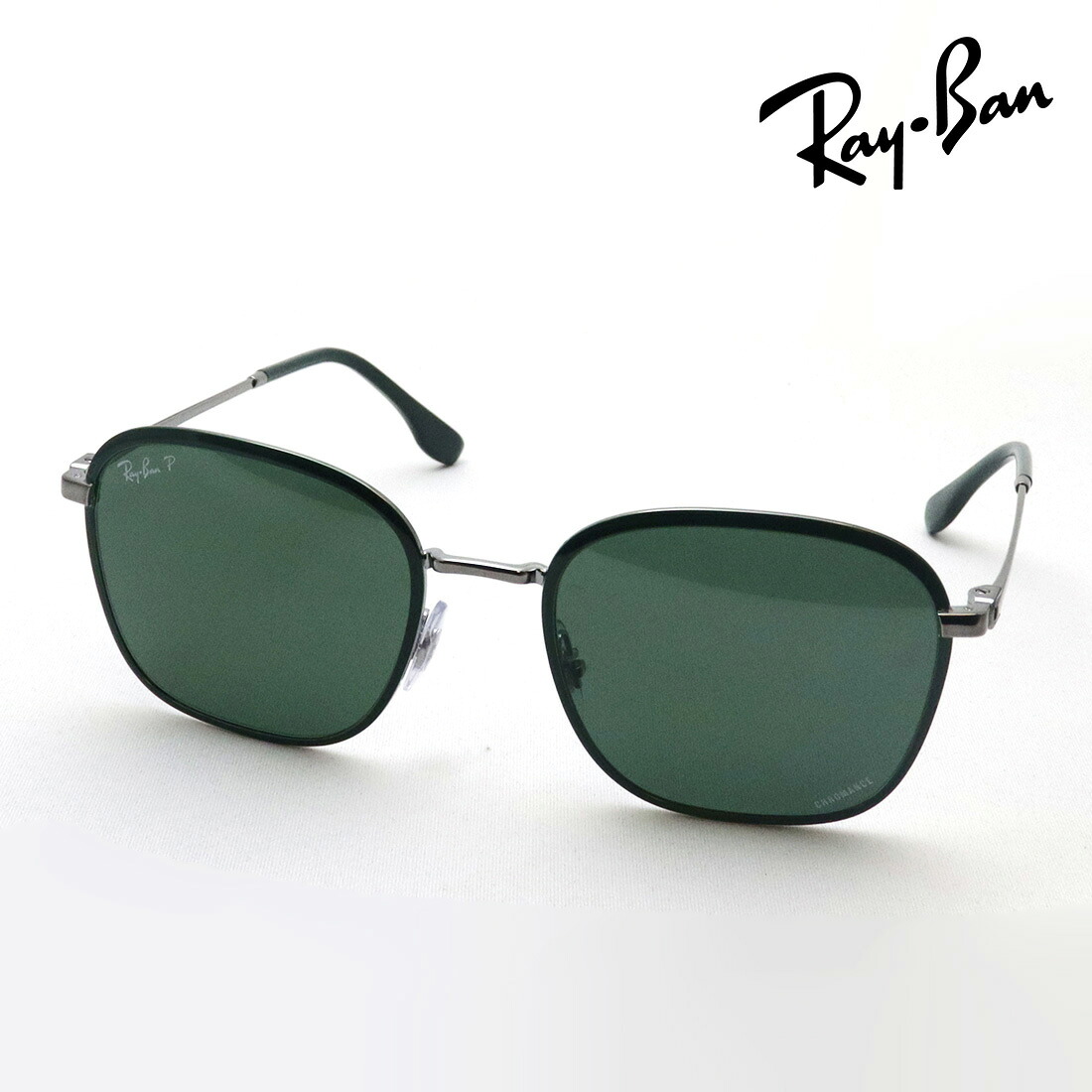 プレミア生産終了モデル レイバン 偏光サングラス 正規品 クロマンス CHROMANCE Ray-Ban RB3720 9264O9 レディース メンズ RayBan スクエア 【CA5】