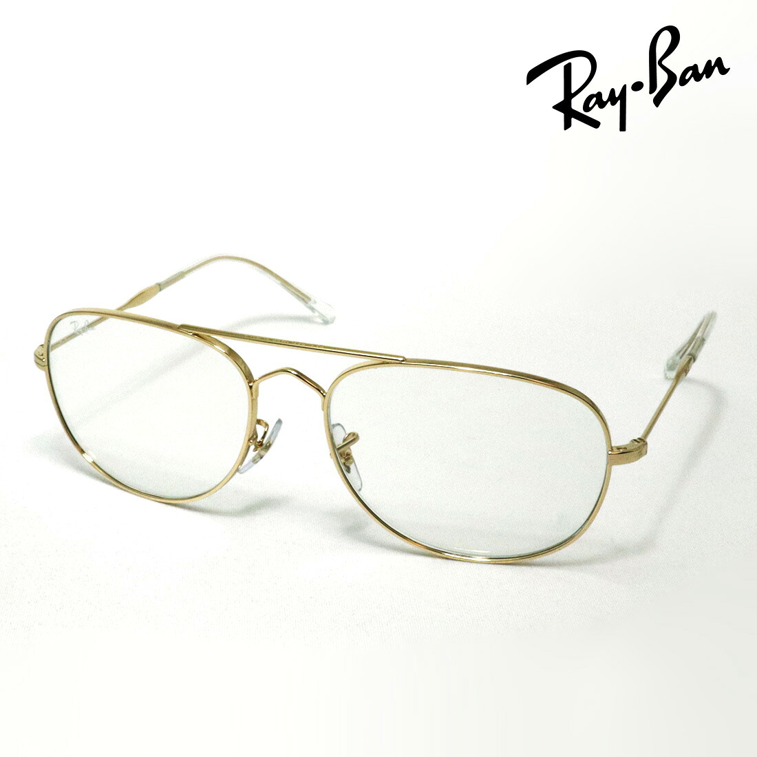レイバン 調光レンズ 調光サングラス 正規品 Transition ベインブリッジ Ray-Ban RB3735 001GH 57 60 レディース メンズ 大きい RayBan 純正度付きレンズ可 度付きサングラス可 ティアドロップ ゴールド系|グラスマニア -Tokyo Aoyama-