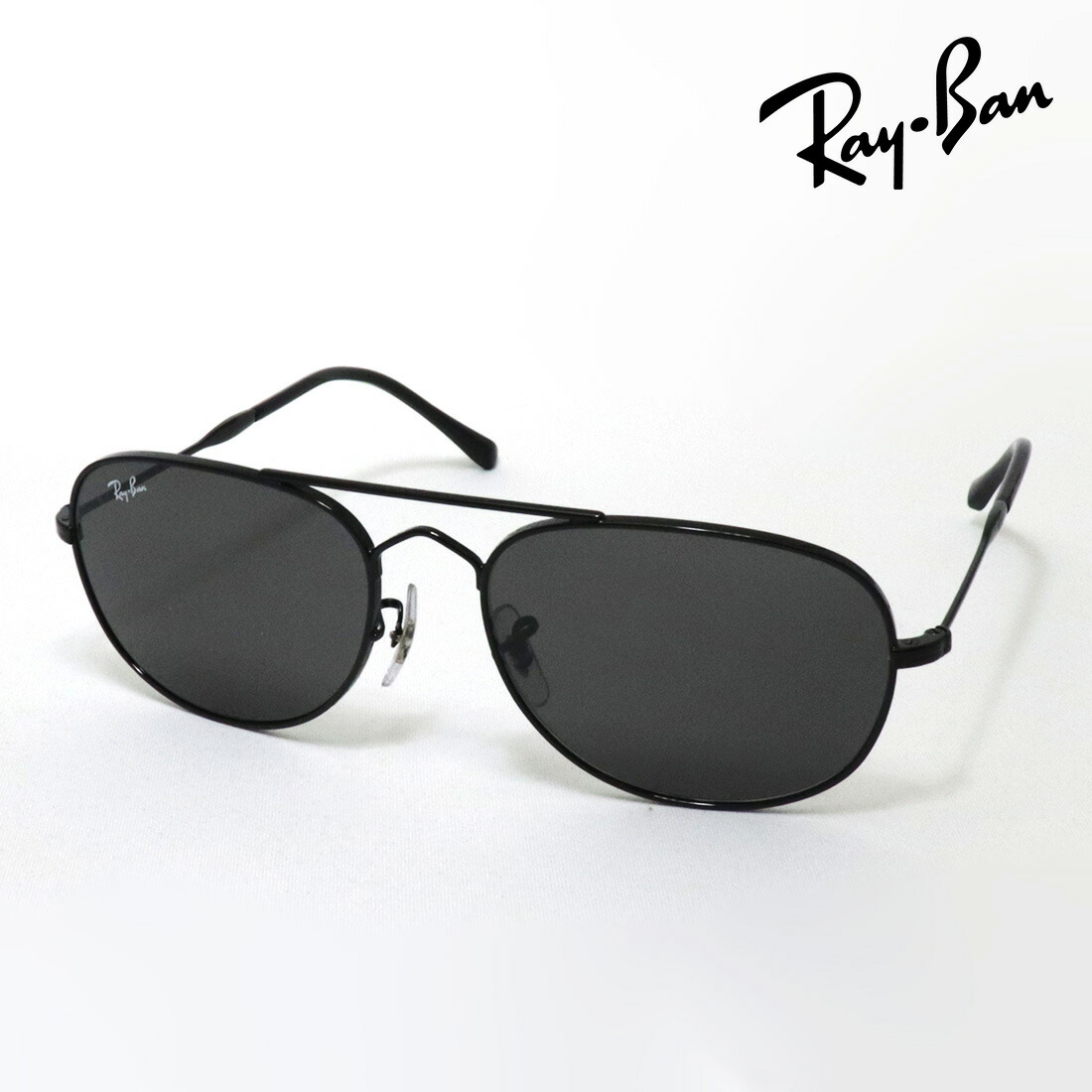 レイバン サングラス 正規品 ベインブリッジ Ray-Ban RB3735 002B1 57 60 レディース メンズ 大きい RayBan 純正度付きレンズ可 ティアドロップ ブラック系｜グラスマニア -Tokyo Aoyama-