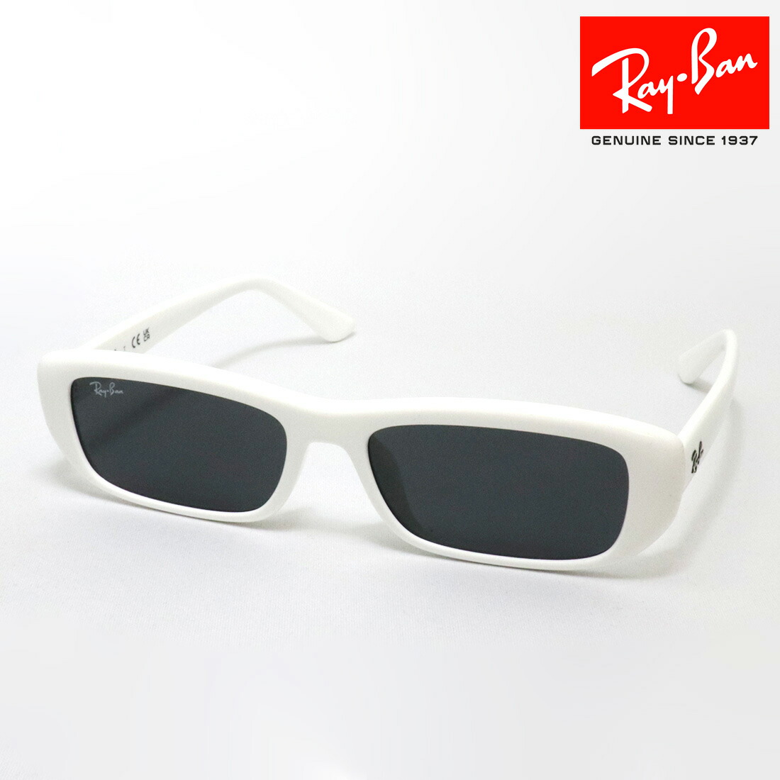 ★RB4260D-67187-57★新品　レイバン　サングラス　ホワイトフレーム 楽天市場】RayBan レイバン RB4260D-67187-57スクエア