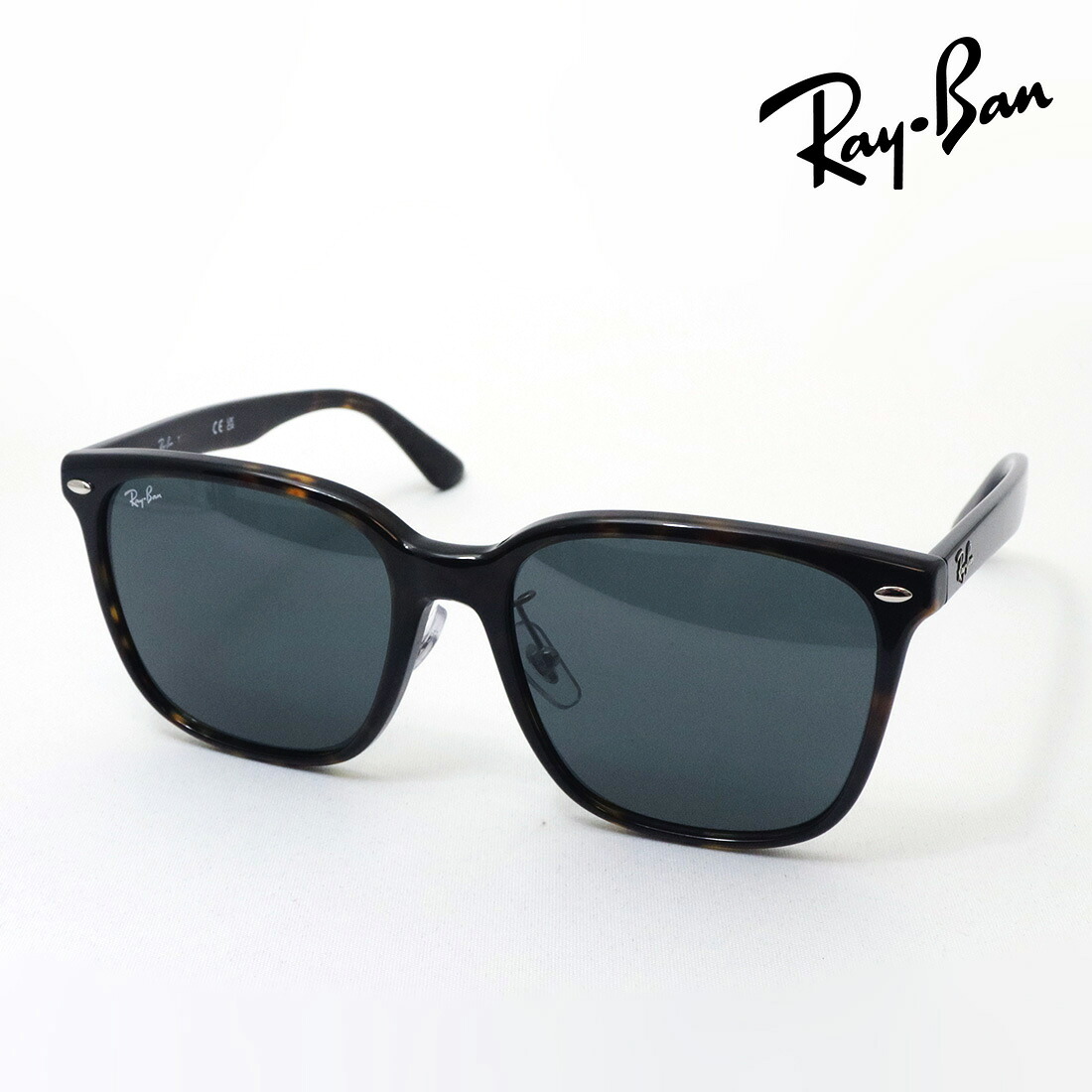 レイバン サングラス 正規品 Ray-Ban RB2206D 71087 57 レディース メンズ RayBan 純正度付きレンズ可 度付きサングラス可 スクエア トータス系｜グラスマニア -Tokyo Aoyama-