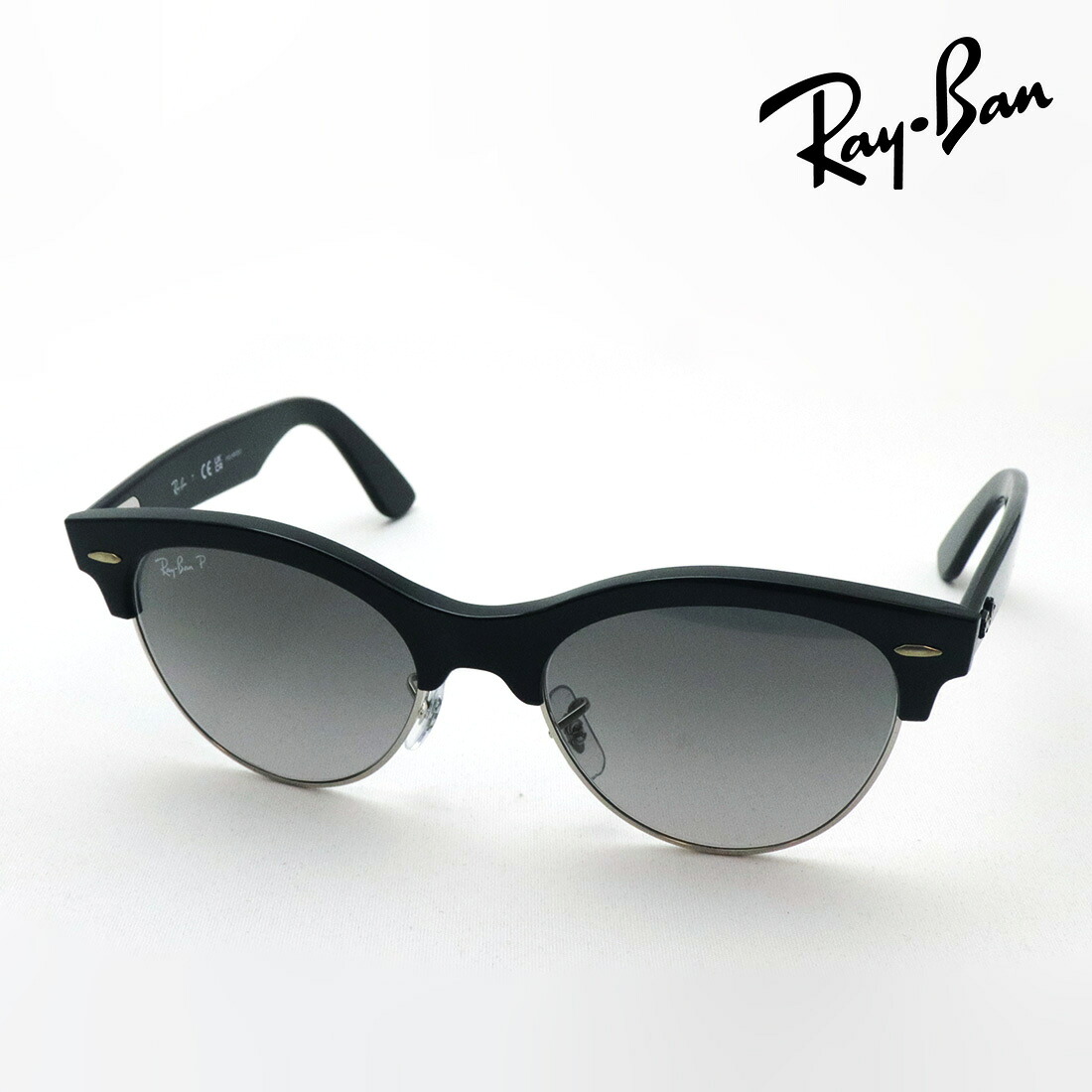NewModel レイバン 偏光サングラス 正規品 Ray-Ban CLUBMASTER WAY クラブマスターウェイ RB2341 1354M3 51 54 レディース メンズ RayBan 純正度付きレンズ可 度付きサングラス可 スクエア ブラック系｜グラスマニア -Tokyo Aoyama- 23,950円