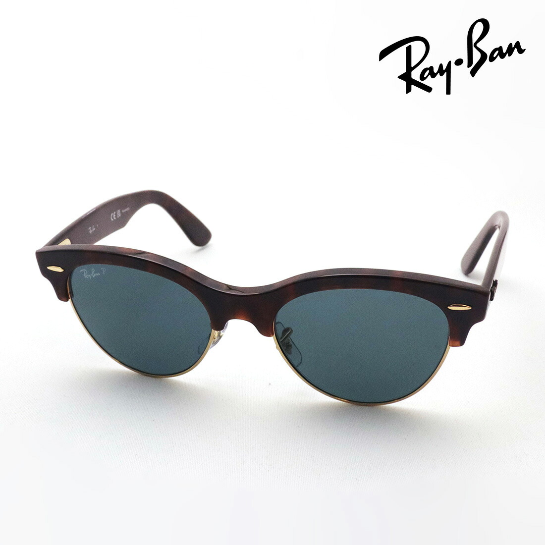 NewModel レイバン 偏光サングラス 正規品 Ray-Ban CLUBMASTER WAY クラブマスターウェイ RB2341 9903R 51 54 レディース メンズ RayBan 純正度付きレンズ可 度付きサングラス可 スクエア トータス系|グラスマニア -Tokyo Aoyama-
