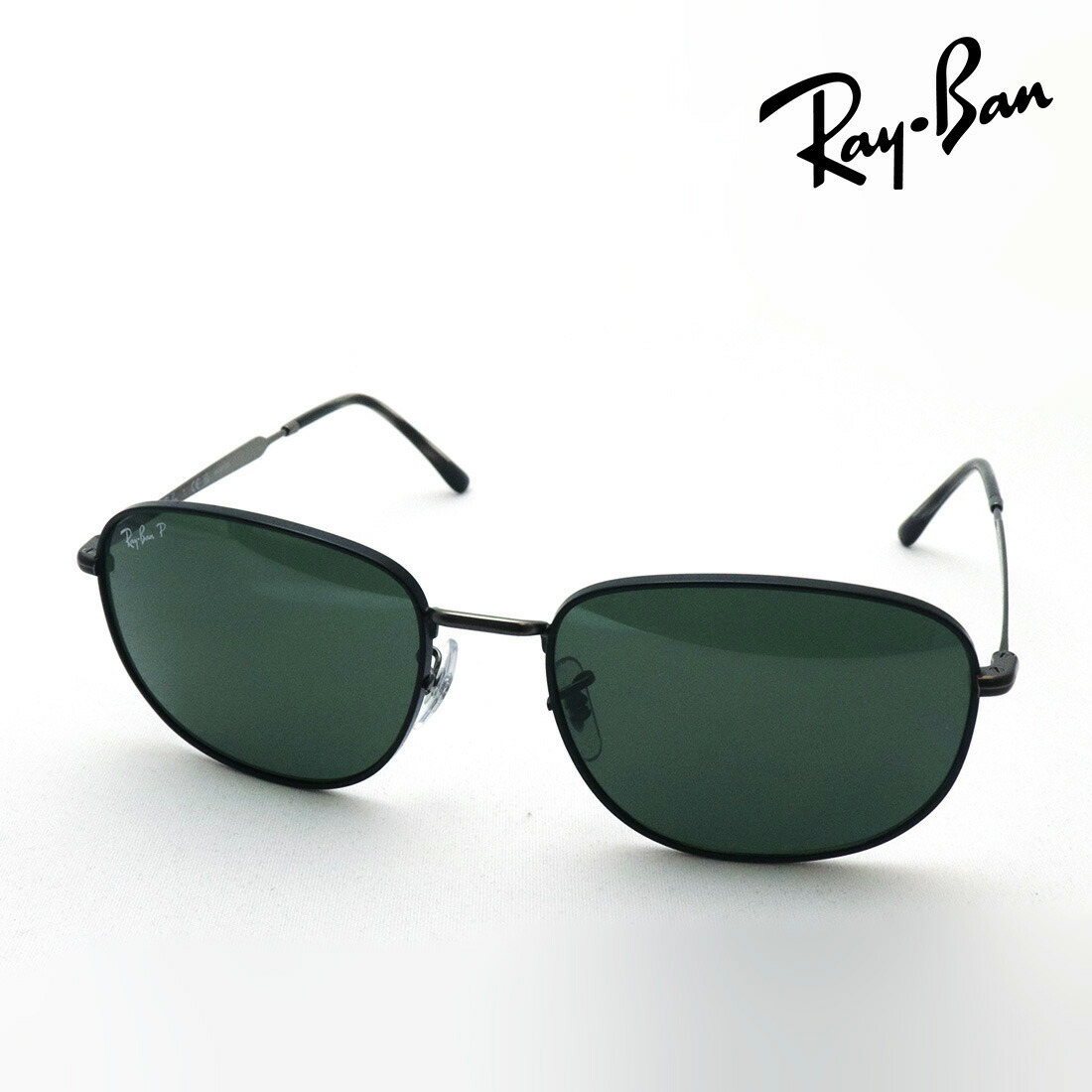 NewModel レイバン 偏光サングラス 正規品 Ray-Ban RB3754 927458 60 レディース メンズ RayBan 純正度付きレンズ可 度付きサングラス可 スクエア ブラック系 シルバー系｜グラスマニア -Tokyo Aoyama-