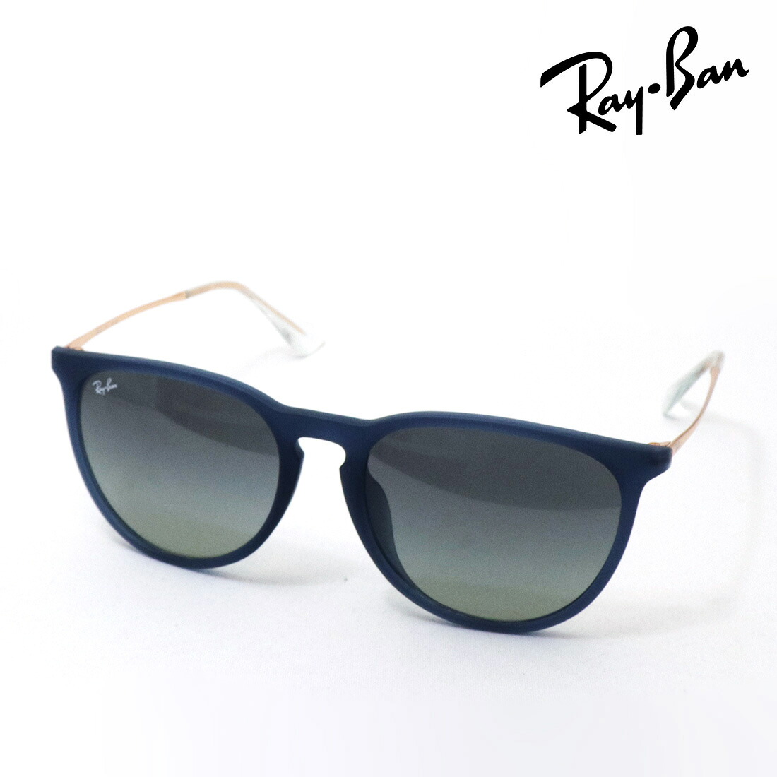 NewModel レイバン サングラス 正規品 Ray-Ban ERIKA エリカ RB4171F 681311 57 レディース RayBan 純正度付きレンズ可 度付きサングラス可 フォックス ブルー系