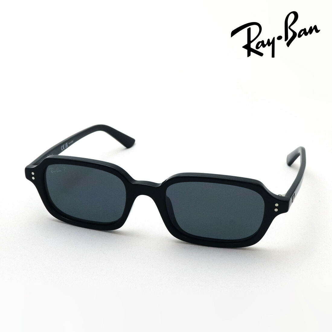 NewModel レイバン 偏光サングラス 正規品 Ray-Ban ZURI ズリ RB4455F 667781 51 レディース メンズ バイオベース Pulse コレクション RayBan 純正度付きレンズ可 度付きサングラス可 スクエア ブラック系｜グラスマニア -Tokyo Aoyama-