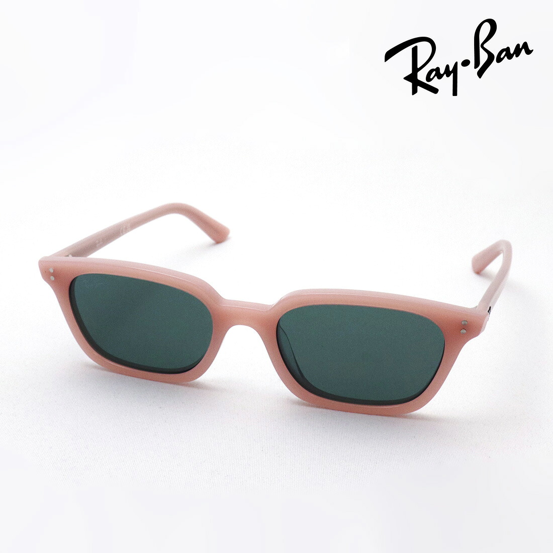 NewModel レイバン サングラス 正規品 Ray-Ban ZAYA ザヤ RB4456F 681182 52 レディース メンズ バイオベース Pulse コレクション RayBan 純正度付きレンズ可 度付きサングラス可 スクエア ピンク系｜グラスマニア -Tokyo Aoyama-