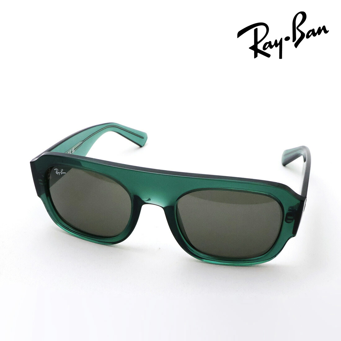 NewModel レイバン 黒眼鏡 定め事品 Ray-Ban RB2218 66813 55 レディース メンズ RayBan 純然たる度付き添い人水晶体可 保守的 緑であること系