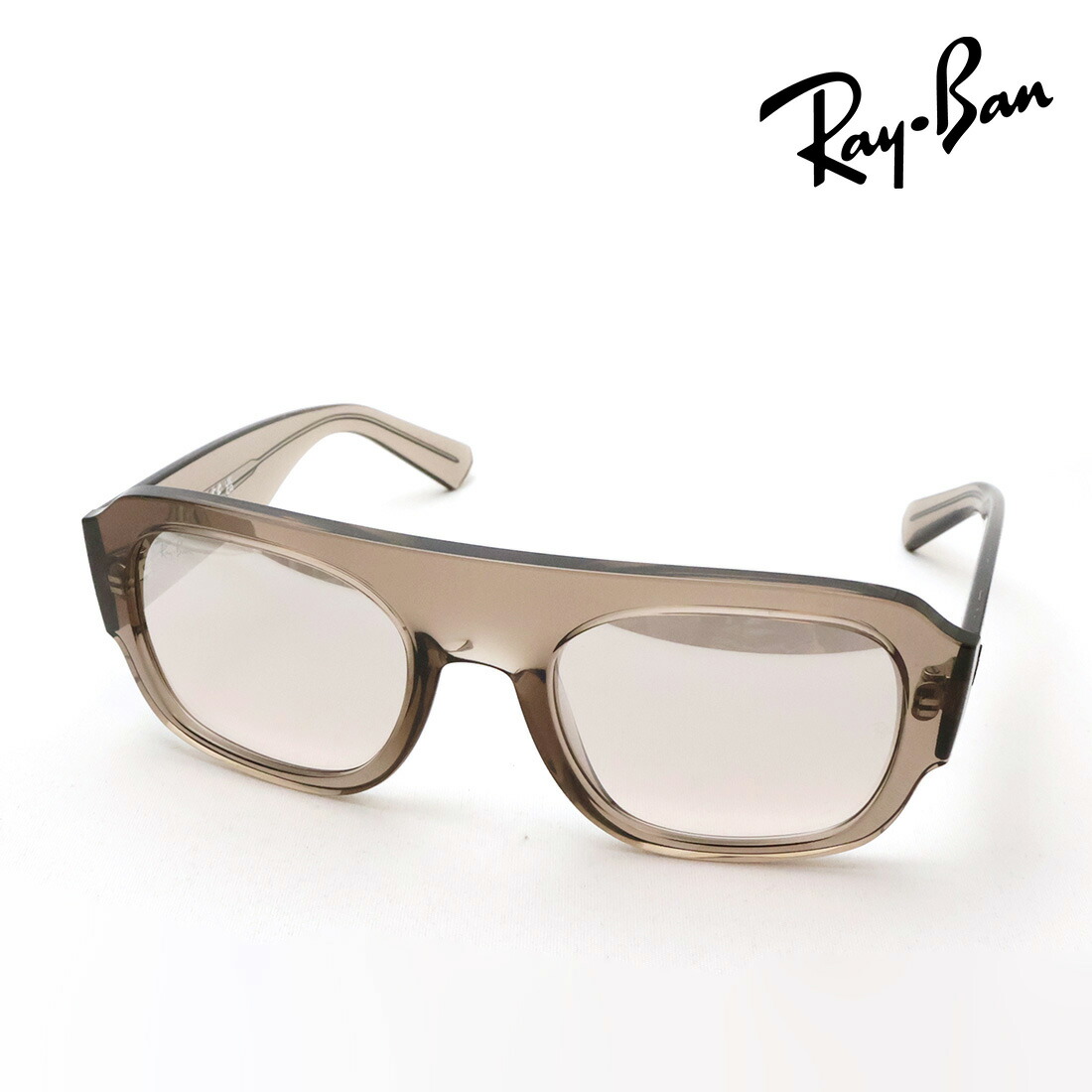 NewModel レイバン サングラス 正規品 Ray-Ban RB2218 67278Z 55 レディース メンズ RayBan 純正度付きレンズ可 スクエア ミラー ブラウン系 17,063円