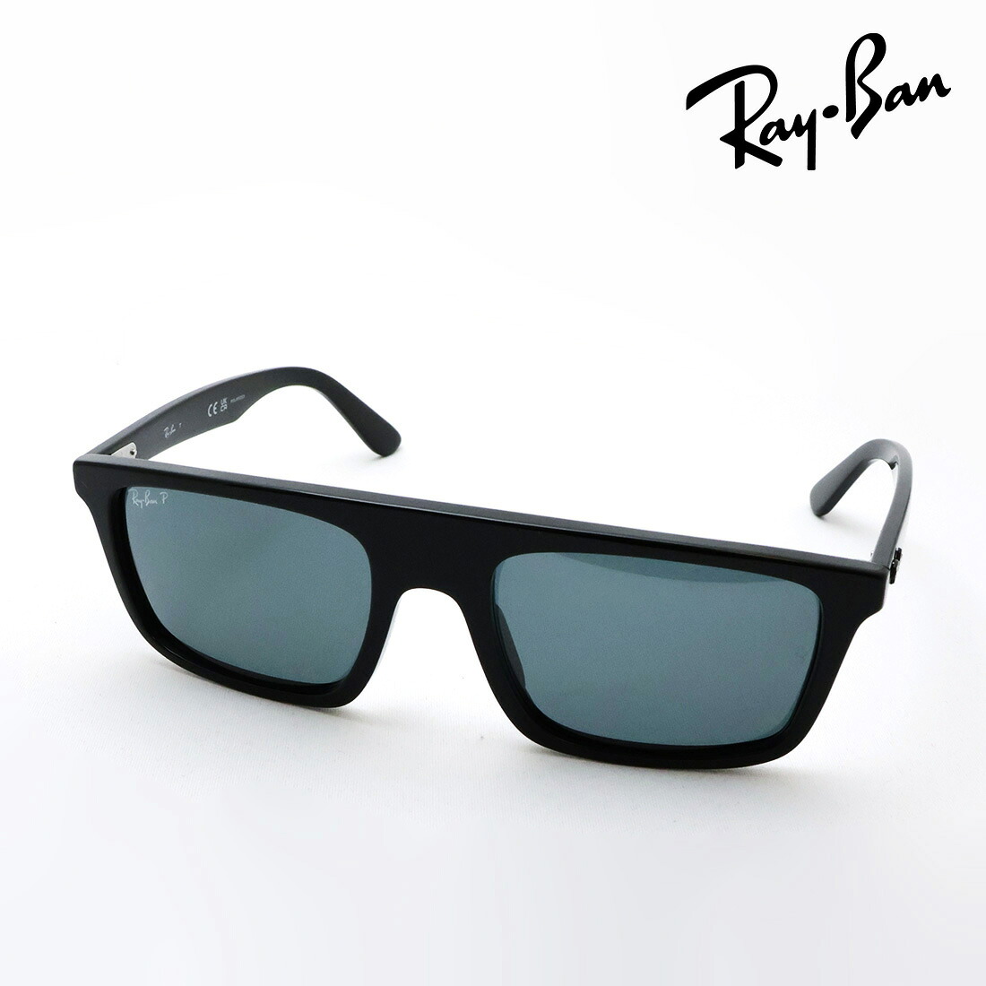 NewModel レイバン 偏光サングラス 正規品 Ray-Ban RB2222F 9013R 57 レディース メンズ RayBan 純正度付きレンズ可 スクエア ブラック系