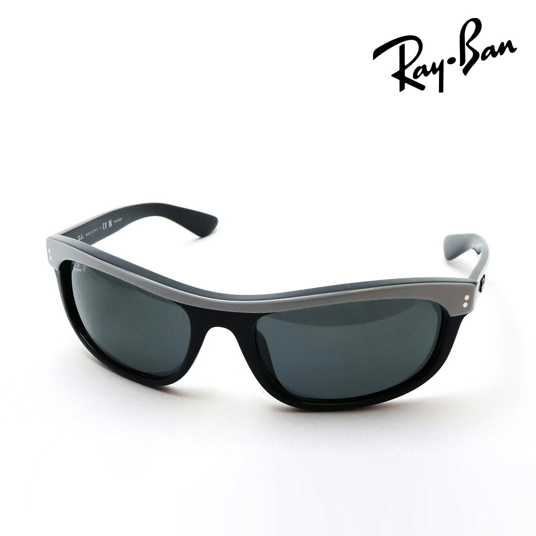 NewModel レイバン 偏光サングラス 正規品 BALORAMA STREET NEAT バロラマ ストリート ニート Ray-Ban RB2489 144248 62 レディース メンズ RayBan 純正度付きレンズ可 Made In Italy スクエア グレー系 ブラック系｜グラスマニア -Tokyo Aoyama-