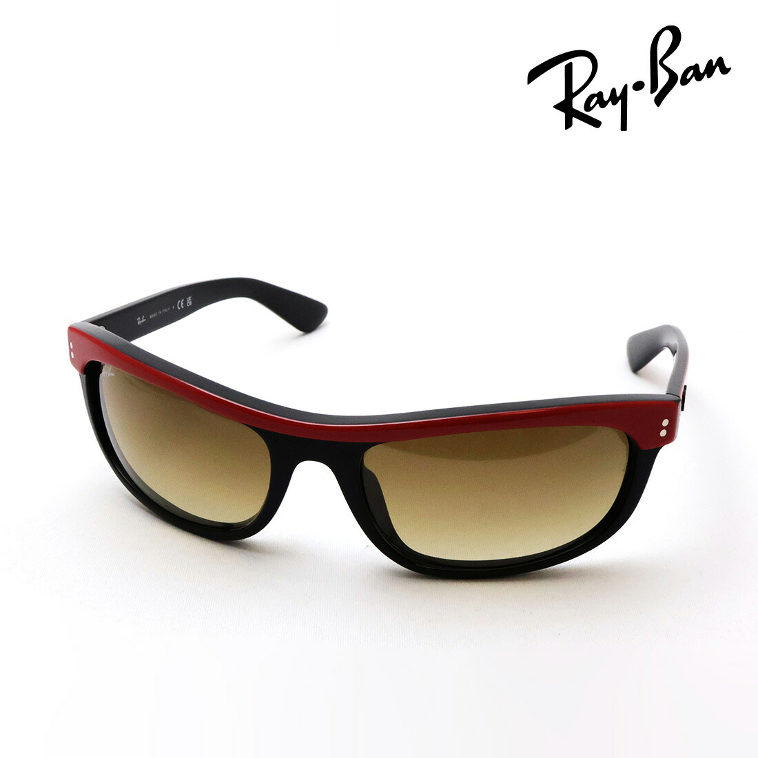 NewModel  レイバン 黒眼鏡 定め事品 BALORAMA STREET NEAT バロラマ 表どおり ニート Ray-Ban RB2489 95551 62 レディース メンズ RayBan 純然たる度付き添い人水晶体可 Made In Italy 保守的 赤いこと系 黒いこと系