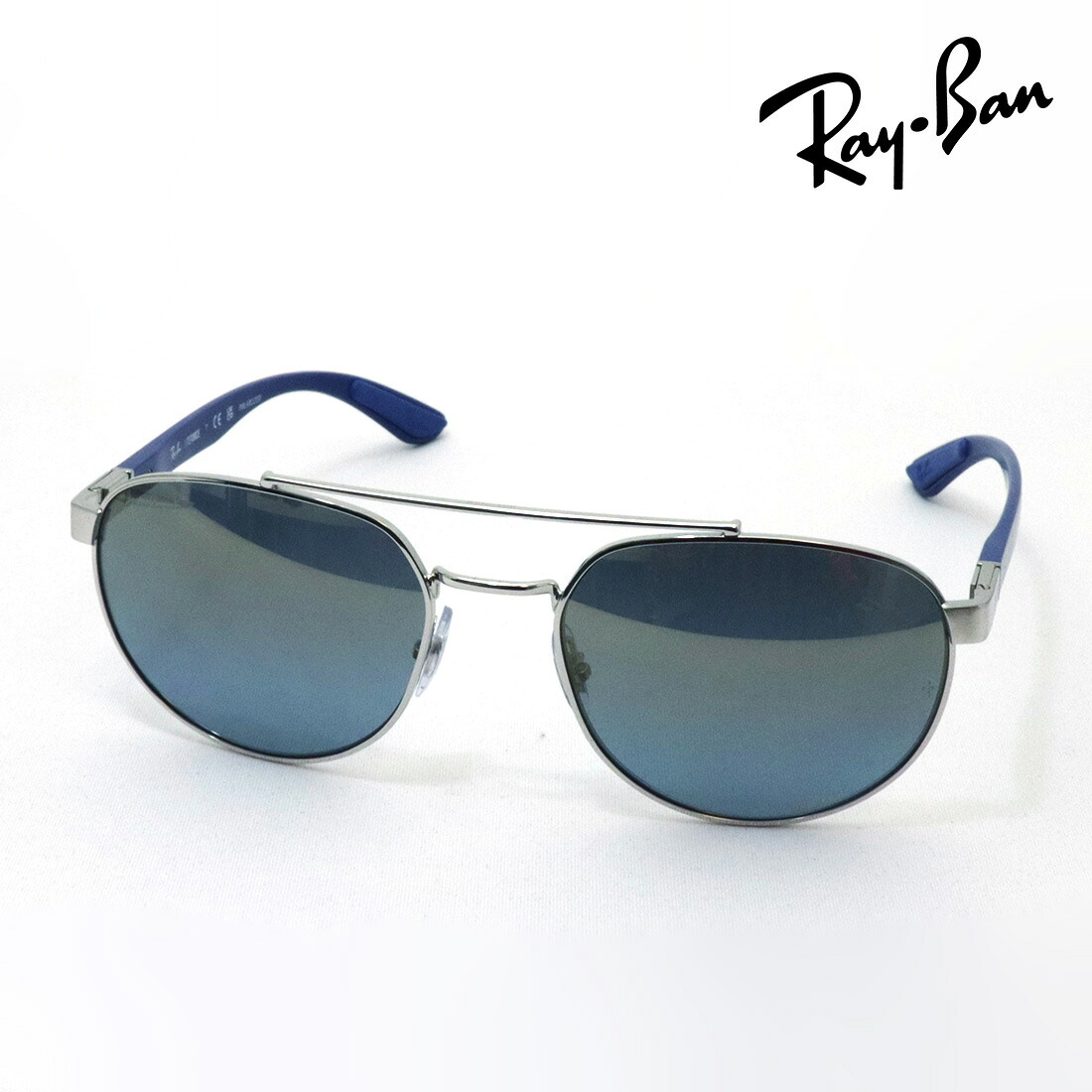 プレミア生産終了モデル レイバン 偏光サングラス 正規品 クロマンス CHROMANCE Ray-Ban RB3736CH 003J0 56 レディース メンズ ミラー RayBan LITEFORCE ボストン シルバー系