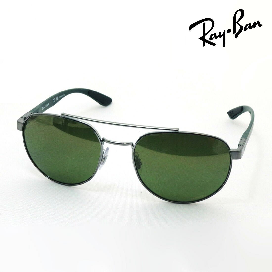プレミア生産終了モデル レイバン 偏光サングラス 正規品 クロマンス CHROMANCE Ray-Ban RB3736CH 92696O 56 レディース メンズ ミラー RayBan LITEFORCE ボストン シルバー系