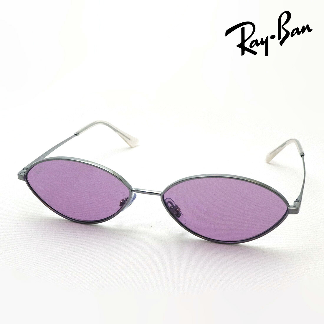 NewModel レイバン サングラス 正規品 Ray-Ban KAI カイ RB3757 00469 56 59 レディース メンズ RayBan 純正度付きレンズ可 純正度付きレンズ可 オーバル シルバー系｜グラスマニア -Tokyo Aoyama-